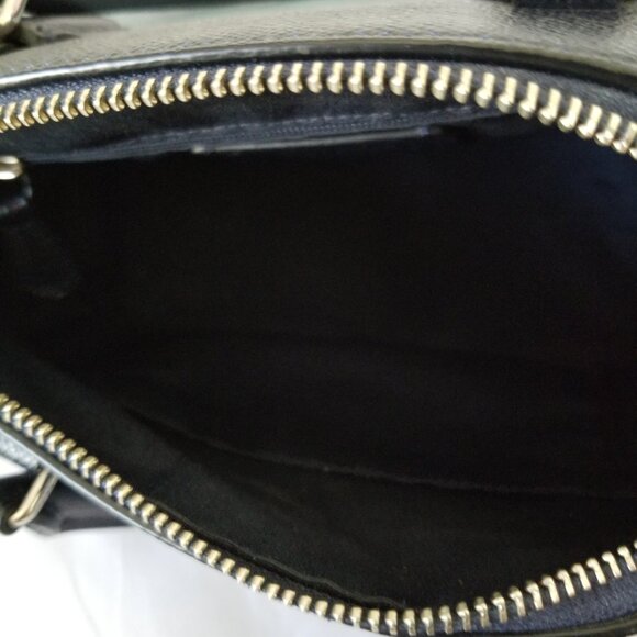 Authentic Navy/Blue Color Block Coach Handbag Rowan Satchel Purse - Picture 6 of 7